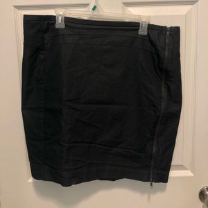 Dark wash skirt